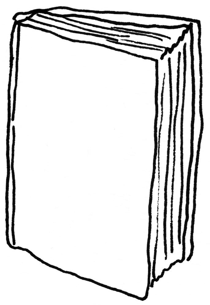 Zeichnung eines Buchs